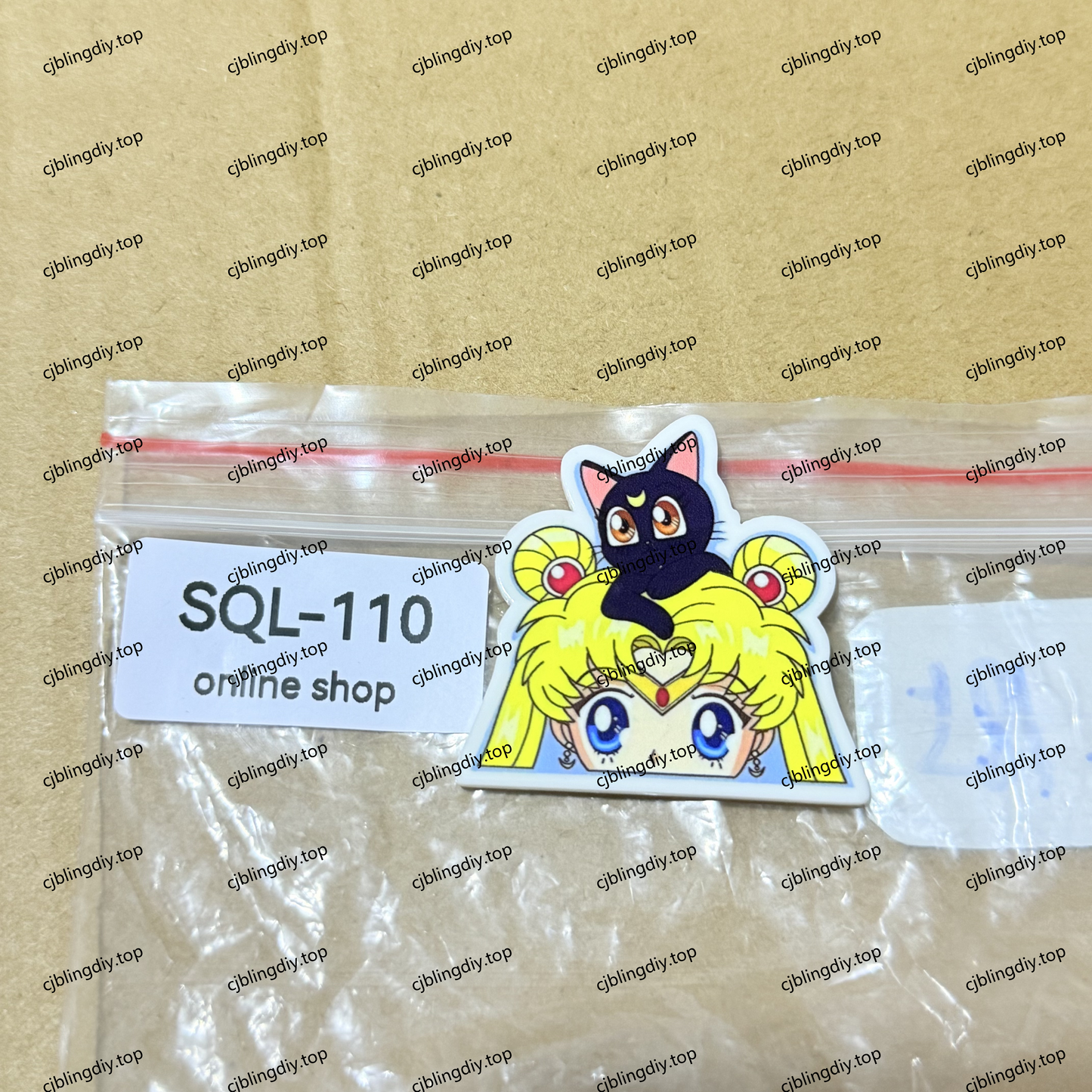 DIY Glitter Acrylics-SM Girl for Badge Reels/Earrings/Phone Cases/Keychains