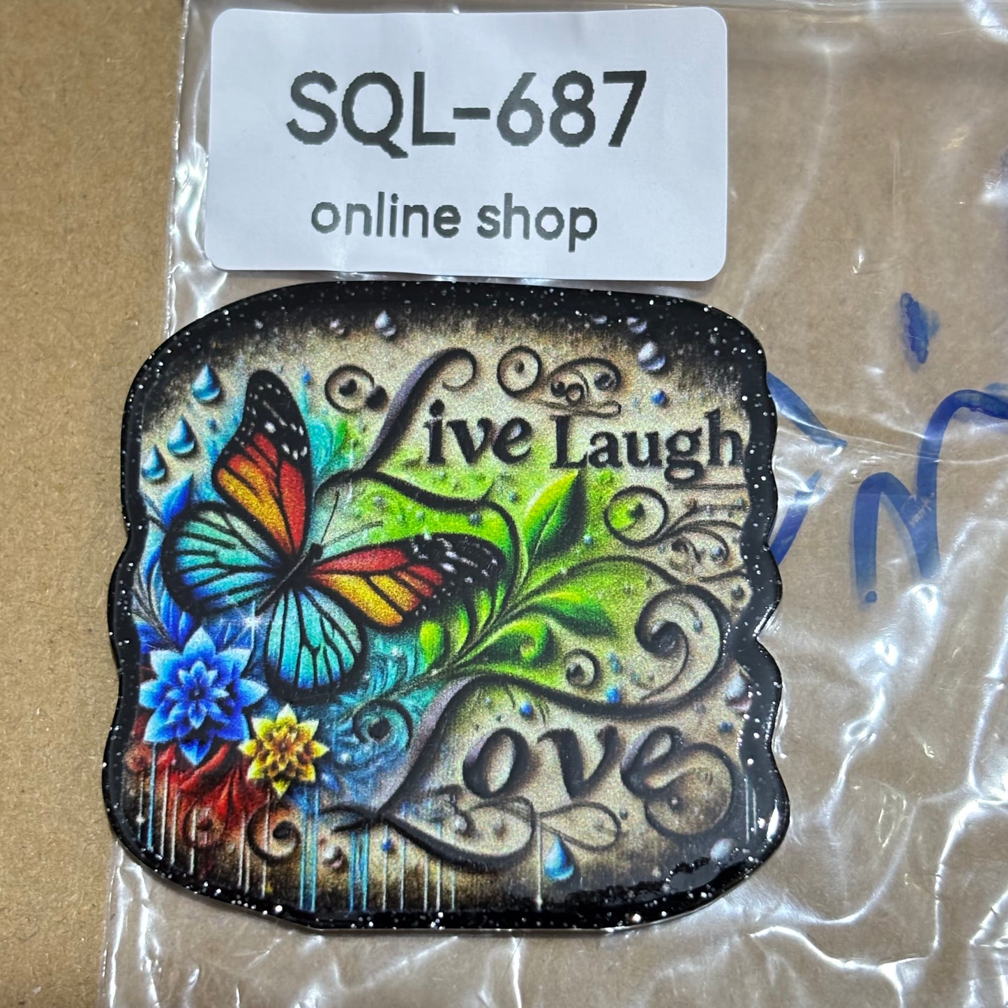 DIY Glitter Acrylics-Badge Reels/Earrings/Phone Cases/Keychains