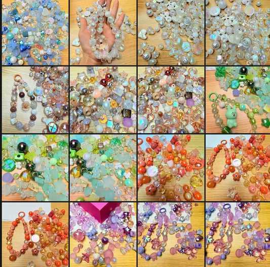 2-Beads Mix-for Keychains & Phone Chains ect.