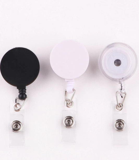 【SQL】DIY Badge Reels-Alitgor Clip/360°Swirl/High Quality/Come with Stickers