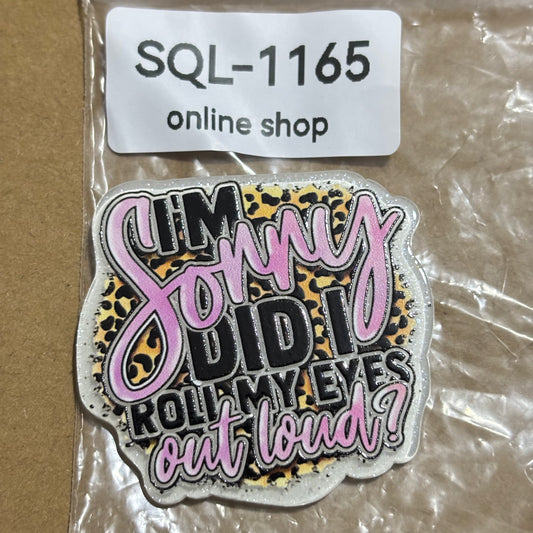 DIY Glitter Acrylics-Badge Reels/Earrings/Phone Cases/Keychains