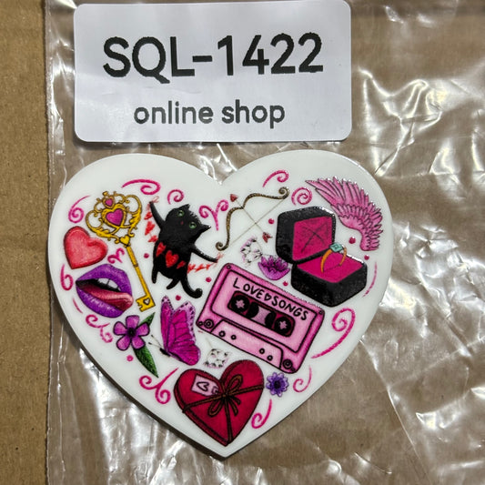 DIY Glitter Acrylics-Badge Reels/Earrings/Phone Cases/Keychains