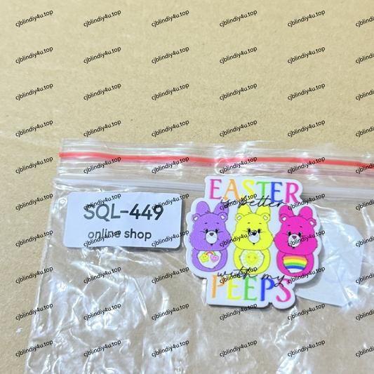 DIY Glitter Acrylics-Easter 1 Badge Reels/Earrings/Phone Cases/Keychains