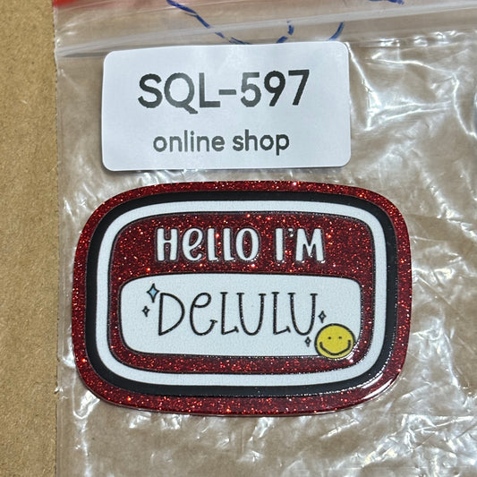 DIY Glitter Acrylics-Badge Reels/Earrings/Phone Cases/Keychains