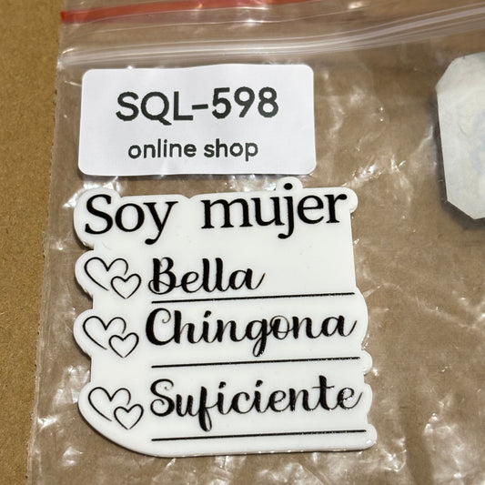 DIY Glitter Acrylics-Badge Reels/Earrings/Phone Cases/Keychains