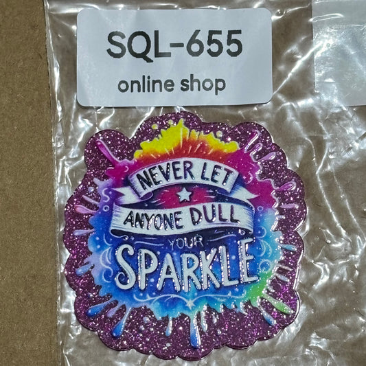 DIY Glitter Acrylics-Badge Reels/Earrings/Phone Cases/Keychains