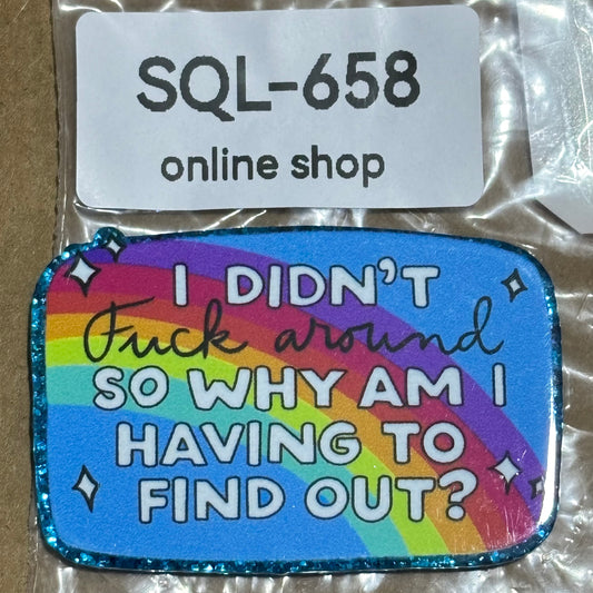 DIY Glitter Acrylics-Badge Reels/Earrings/Phone Cases/Keychains