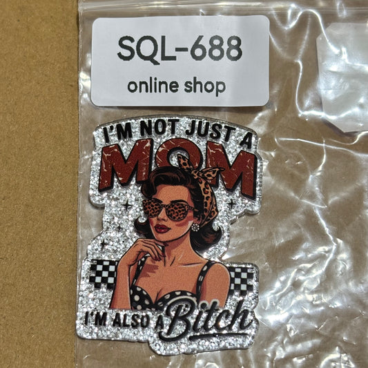 DIY Glitter Acrylics-Badge Reels/Earrings/Phone Cases/Keychains