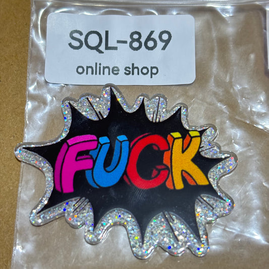 DIY Glitter Acrylics-Badge Reels/Earrings/Phone Cases/Keychains